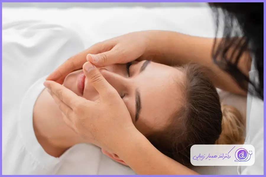 ماساژ بینی بعد از عمل: بدون خطر کج شدن بینی ماساژ نوک بینی برای کاهش ورم