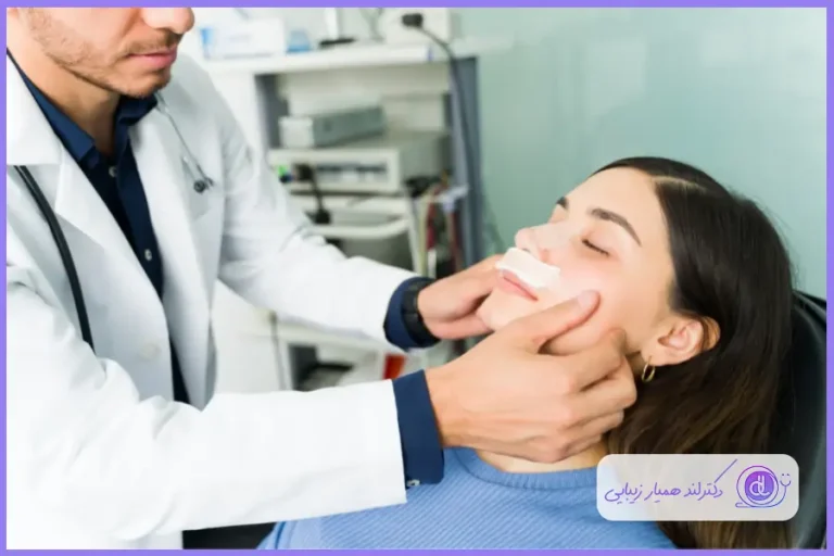 دریافت مشاوره از جراح برای ماساژ بینی بعد از عمل