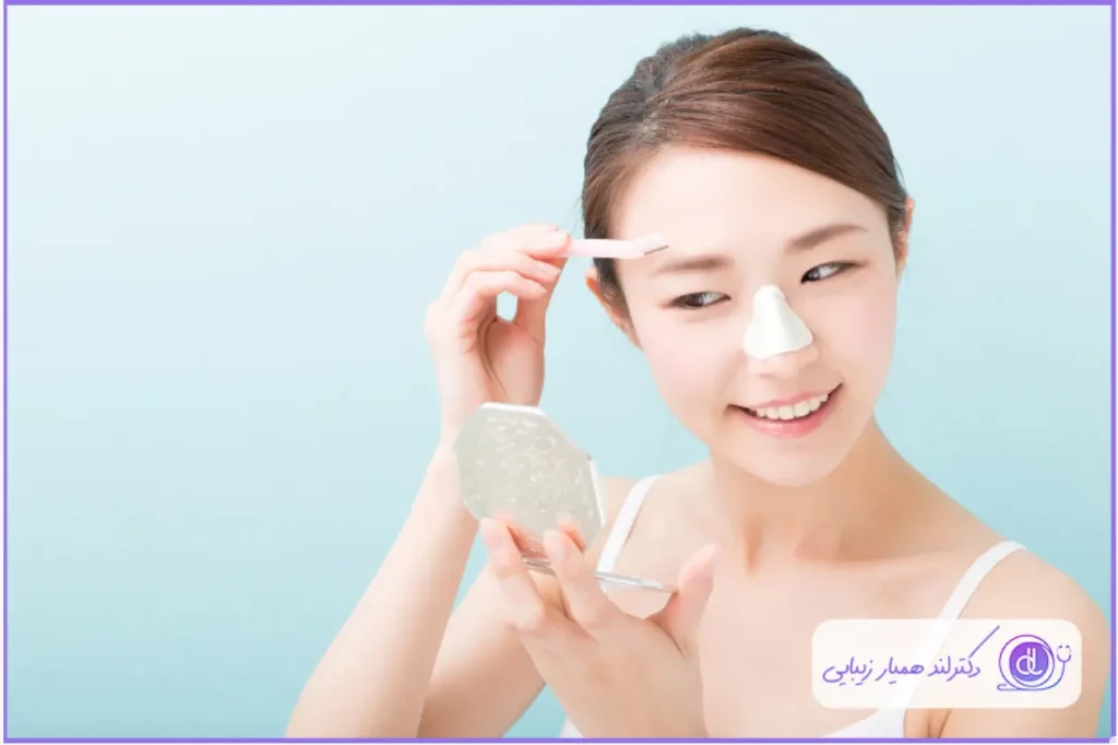 برداشتن ابرو بعد از عمل بینی