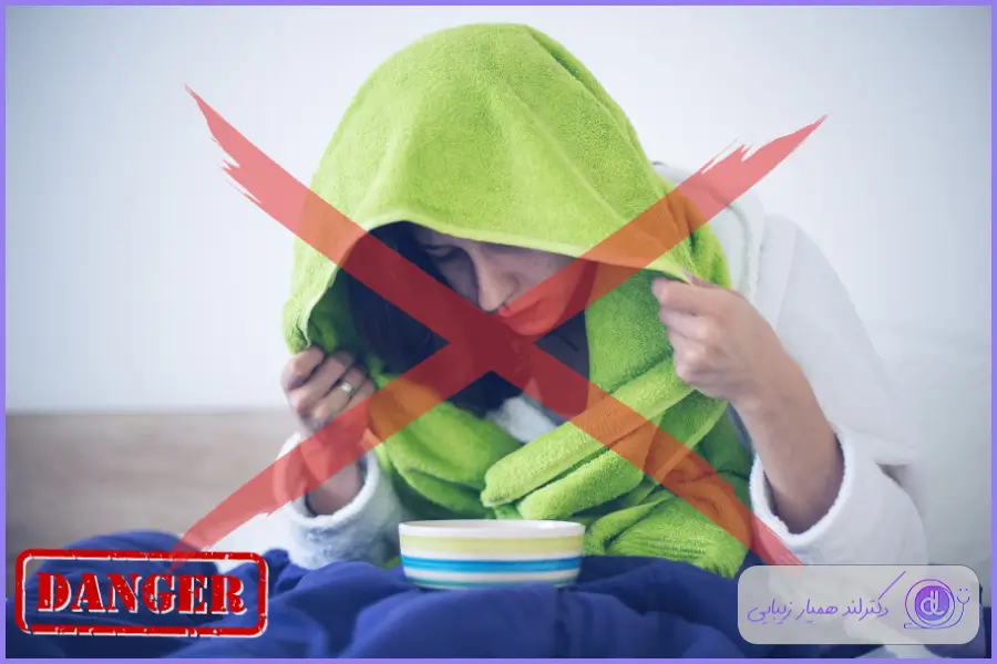 روش اشتباه بخور دادن بعد از عمل بینی