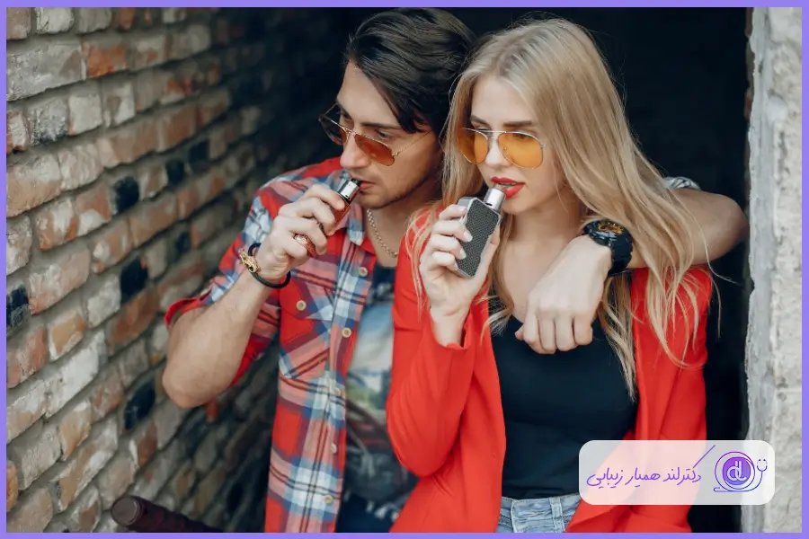کشیدن ویپ بعد از عمل بینی