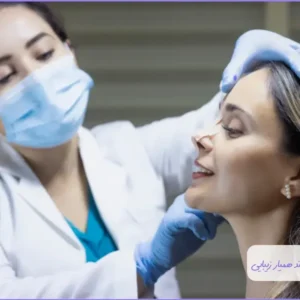 نحوه چسب زدن بینی