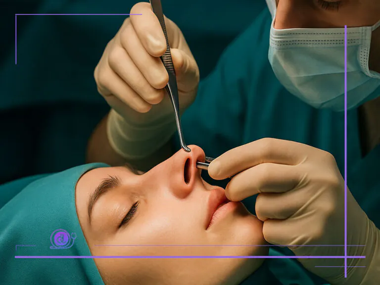 عمل بینی بسته